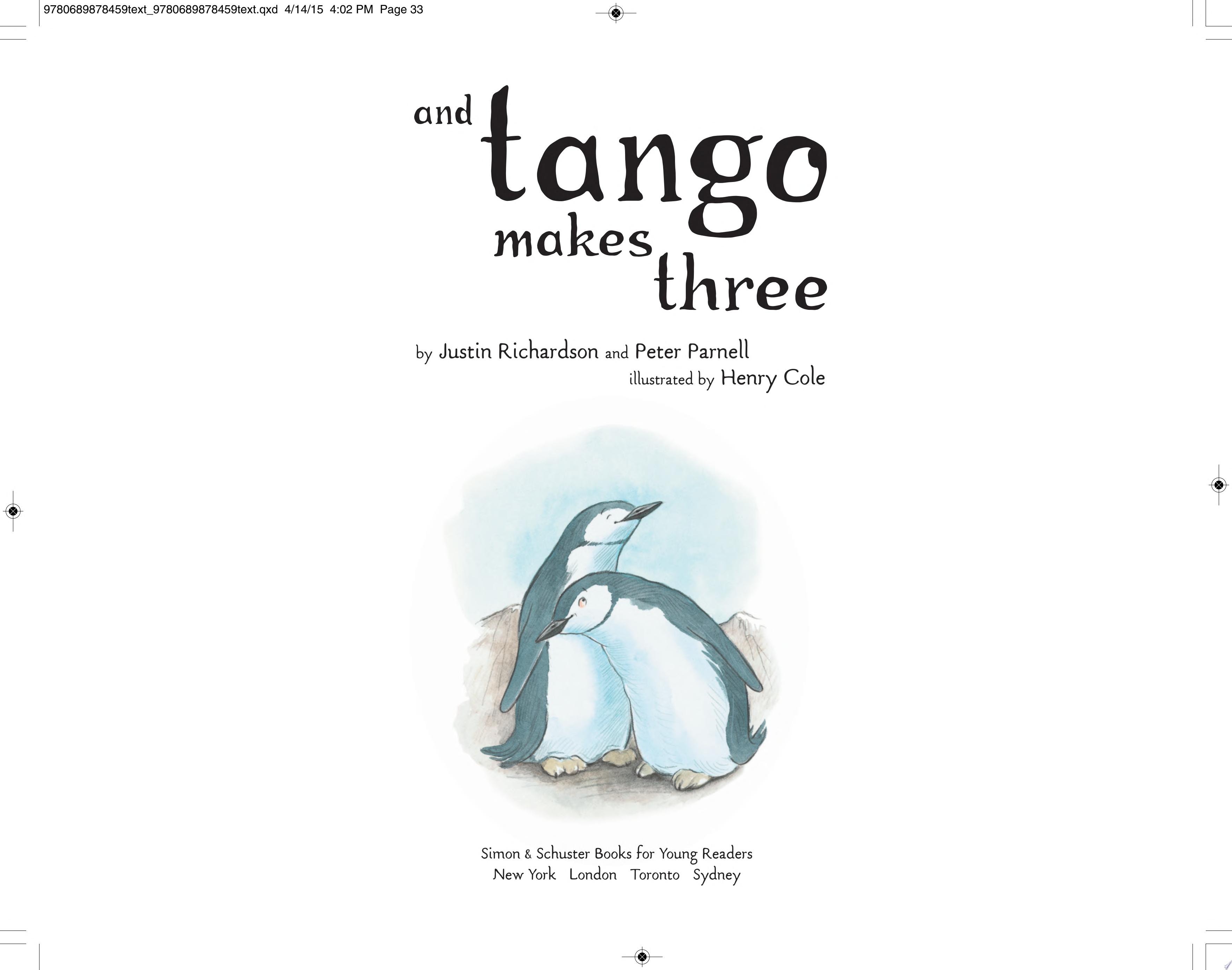 Image for "And Tango Makes Three"