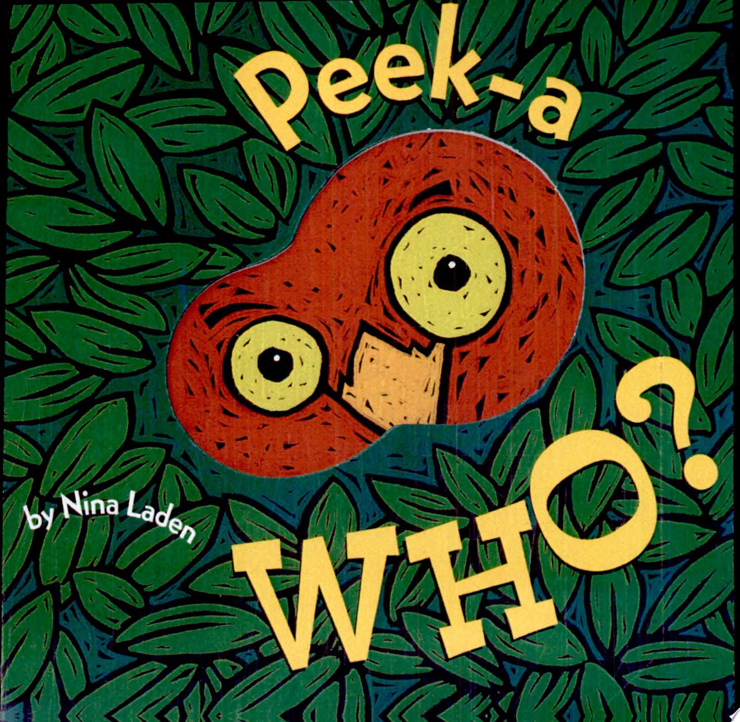 Image for "Peek-A Who? (Lift the Flap Books, Interactive Books for Kids, Interactive Read Aloud Books)"