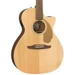 A Fender Newporter acoustic guitar