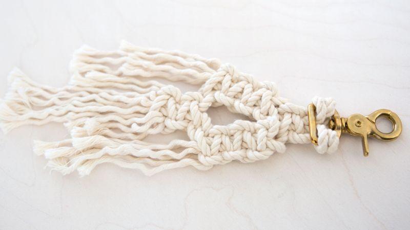 Macrame keychain