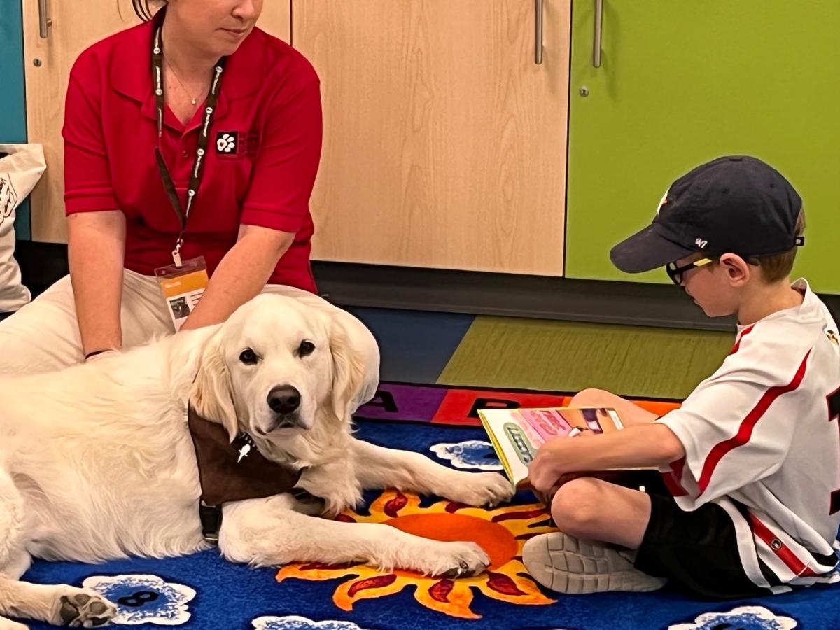 Read to a Therapaws Pet @TFML